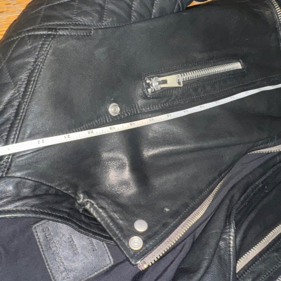 All Saints Leather Moto Jacket - Picture 5 of 8